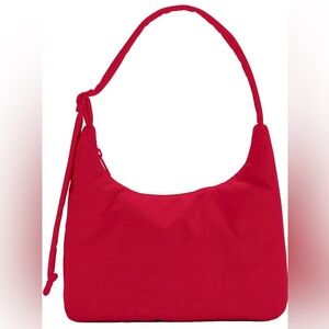 NWT BAGGU Mini Nylon Shoulder Bag- CANDY APPLE